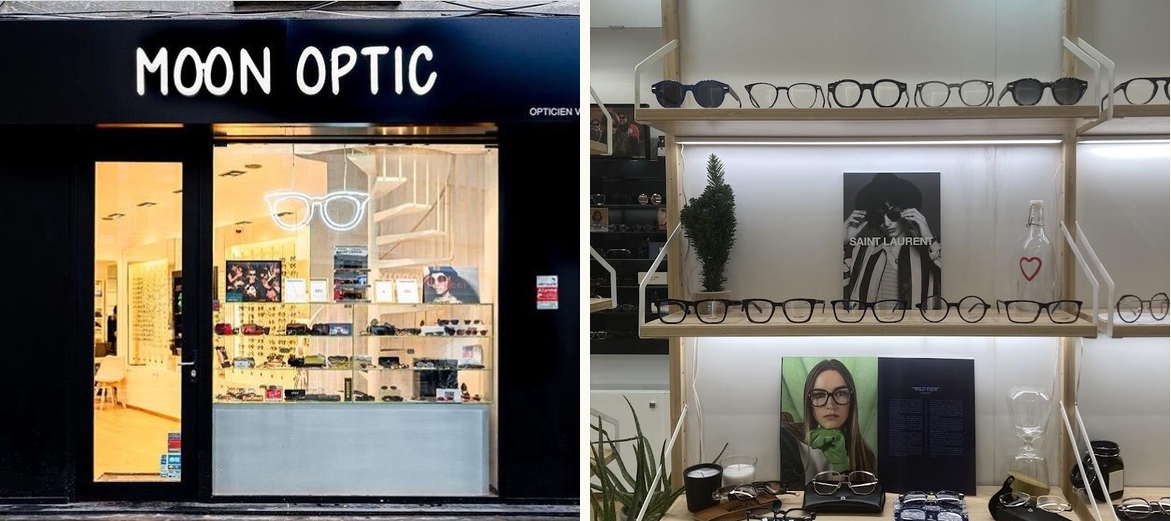 MOON OPTIC - Opticien St Ouen - Lunettes Solaires et Optiques - Gucci, Saint Laurent, Marc Jacobs, Rayban,